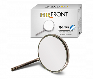 Roder Dentalinstrumente HR Front - зеркало плоское, без ручки, размер 5, 24 мм, 12 шт