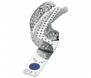 Asa Dental 2801-L6D - ложка слепочная верхняя большая (L) половина с перфорацией без бортиков(левый верх-правый низ)