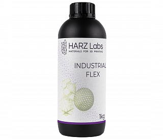 HARZ Labs Industrial Flex - фотополимерная смола для промышленного использования, цвет прозрачный, 1 кг