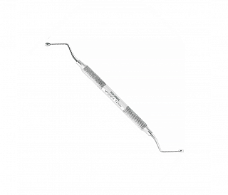 Asa Dental MV2000-4 - ложка кюретажная N4 двусторонняя с полой легкой ручкой