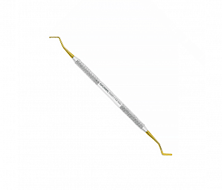 Asa Dental 1208T-1 - штопфер-гладилка N1 двусторонняя (шарик-гладилка) с нитрит-титановым покрытием (золотым)
