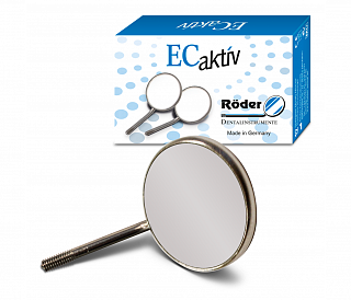 Roder Dentalinstrumente EC Aktiv - зеркало увеличительное, без ручки, размер 4, 22 мм, 12 шт