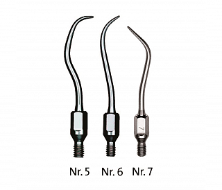 KaVo SONICflex scaler tip set 1.000.4983 - набор насадок (№ 5, 6, 7) для эффективного и щадящего удаления зубного камня, 3 шт