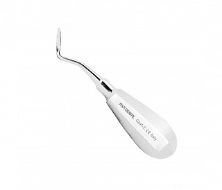 Asa Dental 0241-2 - элеватор N2 изогнутый от себя, 3,5 мм